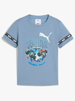 Puma Hot Wheels T-shirt, Cool Blue