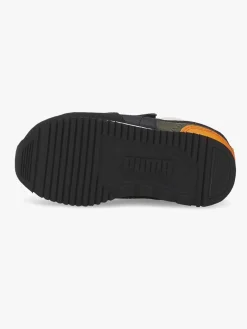 Puma R78 V Inf Sneakers, Puma White/Puma Black/Vibrant Orange