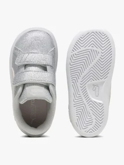 Puma Smash 3.0 Glitz Glam V Infant Sneakers, Glacial Gray/Frosty Pink