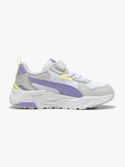 Puma Trinity Lite AC+ PS Sneakers, White/Lavender Alert/Glacial Gray