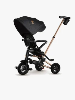 QPlay Nova Golden 6-i-1 Sammenklappelig Trehjulet Cykel, Sort