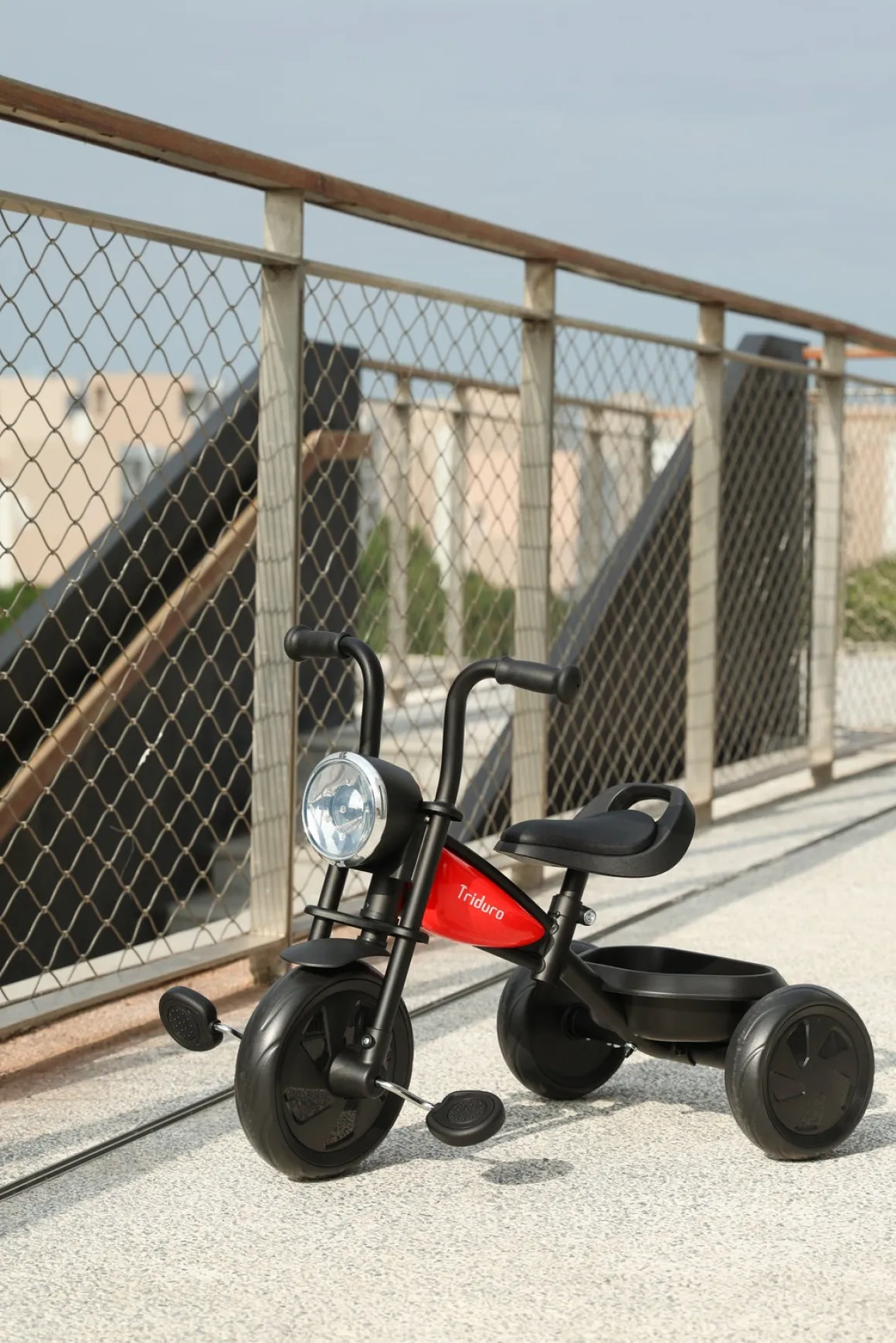 QPlay Triduro Basic Trehjulet Cykel, Rød