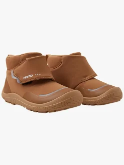 Reima Hyppii Barefoot WP Sneakers, Cinnamon Brown