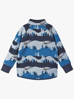 Reima Ornament Fleecetrøje, Soft Navy