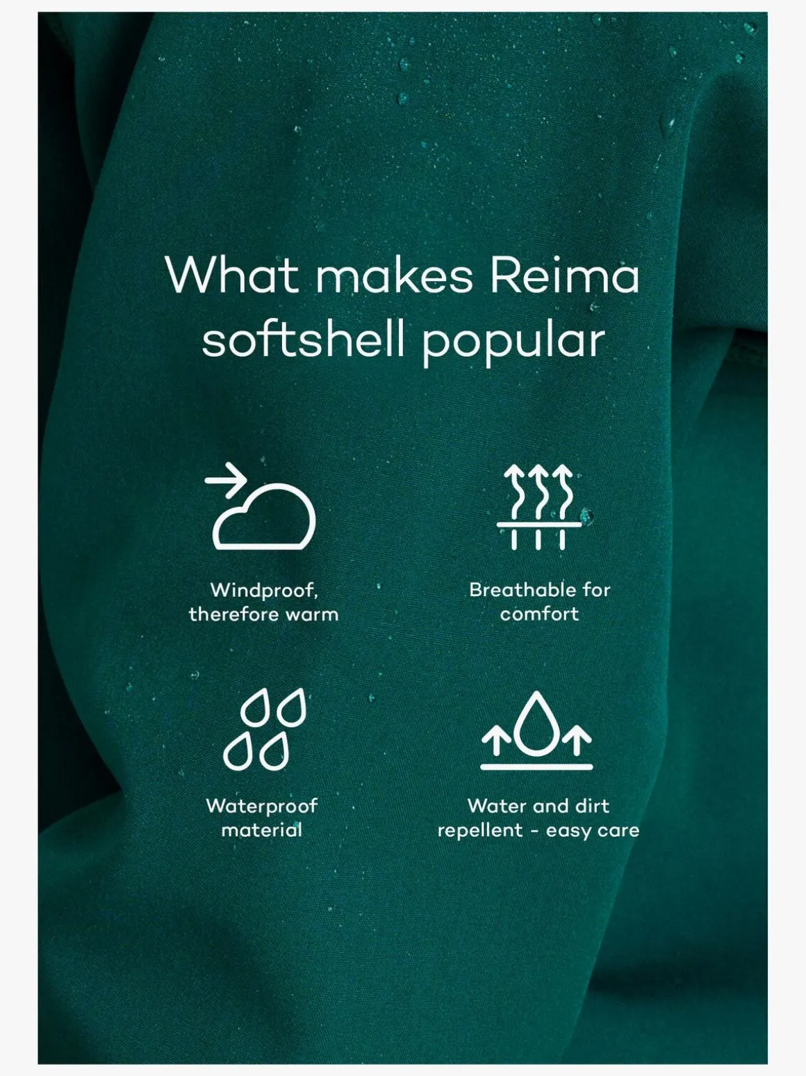 Reima Vantti Softshelljakke, Tomato Red