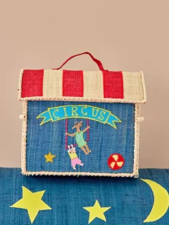 Rice Cirkus Opbevaringstaske, Blå/rød