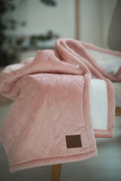 Rätt Start Kviltet Tæppe, Dusty Pink