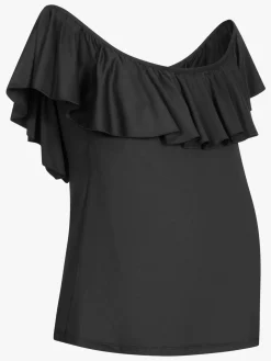 Saltabad Carmen Tankini Top, Sort