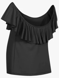Saltabad Carmen Tankini Top, Sort