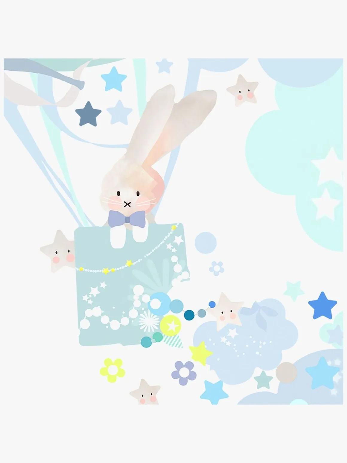 Schmooks Wallsticker Hot Air, Blue