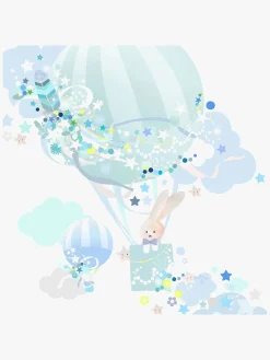Schmooks Wallsticker Hot Air, Blue
