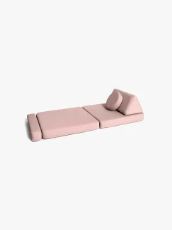 Shappy Play Bygbar Lænestol 80x80 cm, Soft Pink