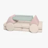 Shappy Play Bygbar Sofa 160x80 cm Kraftig Fløjl, Lollipop