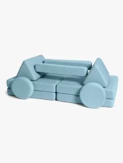 Shappy Play Bygbar Sofa 160x80 cm, Sky Blue