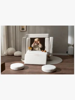 Shappy Play Teddy Bygbar Sofa 160x80 cm, Cream White