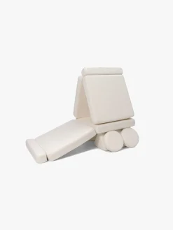 Shappy Play Teddy Bygbar Sofa 160x80 cm, Cream White