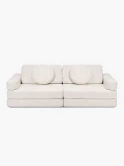 Shappy Play Teddy Bygbar Sofa 160x80 cm, Cream White
