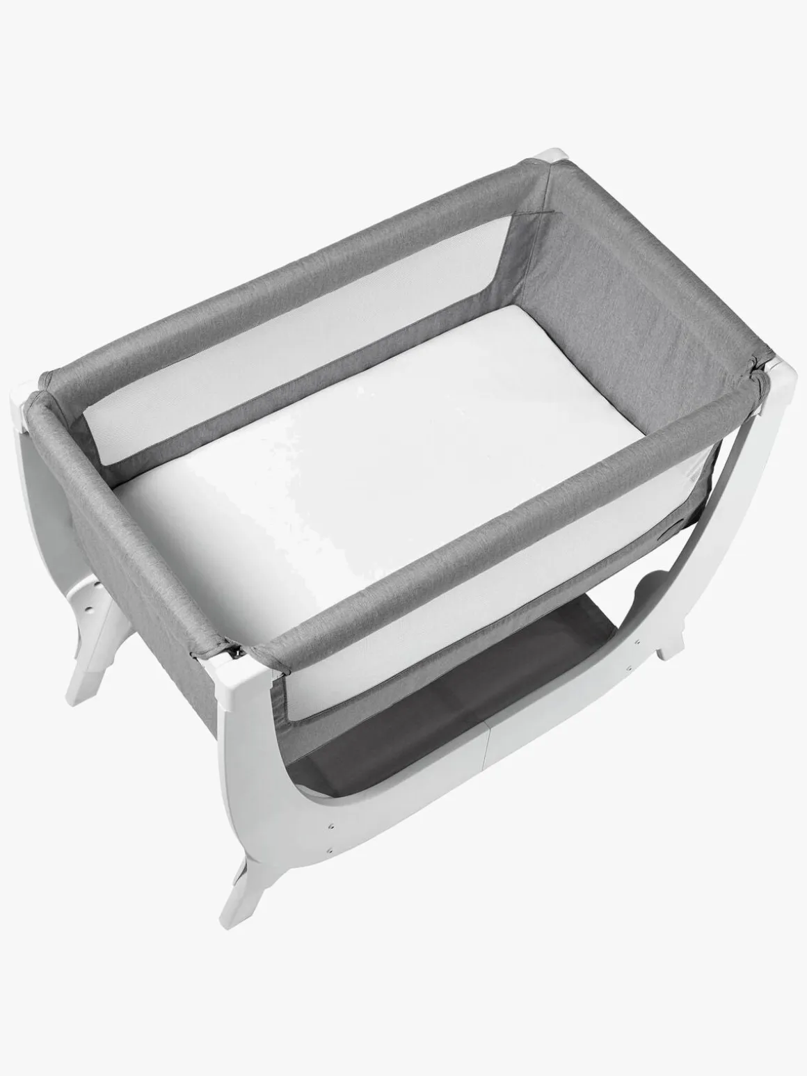 Shnuggle Air Bedside Crib, Dove Grey