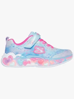 Skechers ETERNAL HEART LIGHTS Blinkende Sneakers, Blå