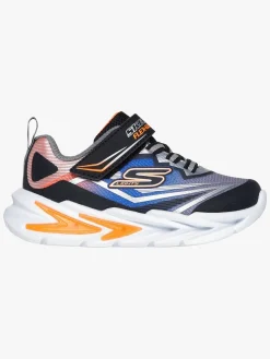 Skechers Flex-Glow Ultra Kids Blinkende Sneakers, Sort