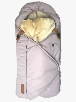Sleepbag Mini Vinterkørepose, Dusty Purple/Brown