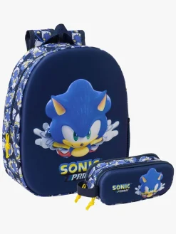 Sonic The Hedgehog 3D Rygsæk 8,5L & Penalhus