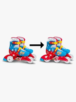 Stamp Paw Patrol Justerbar 2-i-1 Inliners Størrelse 27-30, Blå/Rød