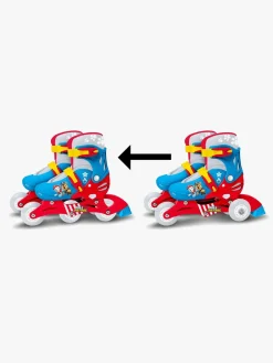 Stamp Paw Patrol Justerbar 2-i-1 Inliners Størrelse 27-30, Blå/Rød