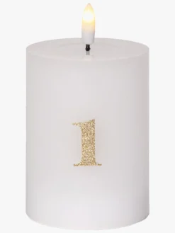 Star Trading LED Bloklys 4-pak, Flamme Advent