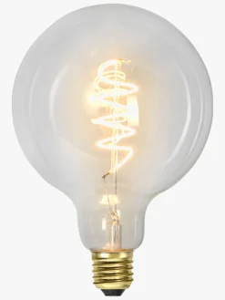 Star Trading LED-lampe E27 G125 Decoled Spiral Clear 3-step Memory