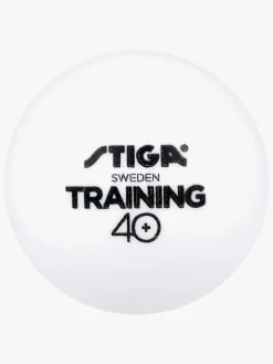 STIGA Bordtennisbold Training ABS 6, Hvid