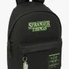 Stranger Things Bærbar Computer 14,1" Rygsæk, Blå/Grøn