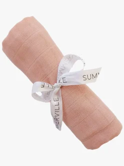 Summerville Tæppe/ Stofble i Musselin, Peachy