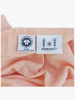 Summerville Tæppe/ Stofble i Musselin, Peachy
