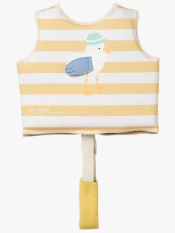 SUNNYLiFE Svømmevest, Sid the Seagull Mustard Stripe