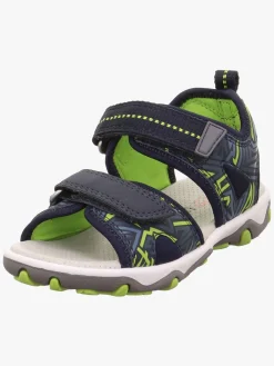 Superfit Mike 3.0 Sandaler, Blå/Lysegrøn