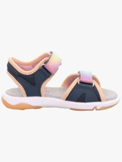 Superfit Pebbles Sandaler, Blå/Orange