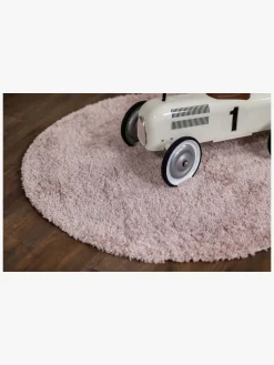 Teddy Gulvtæppe Rundt 160, Dusty Pink
