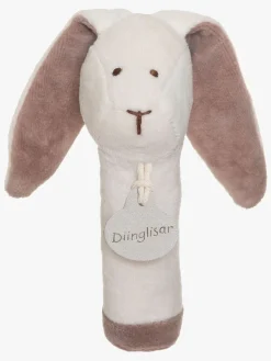 Teddykompaniet Diinglisar  Kanin Rangle, White