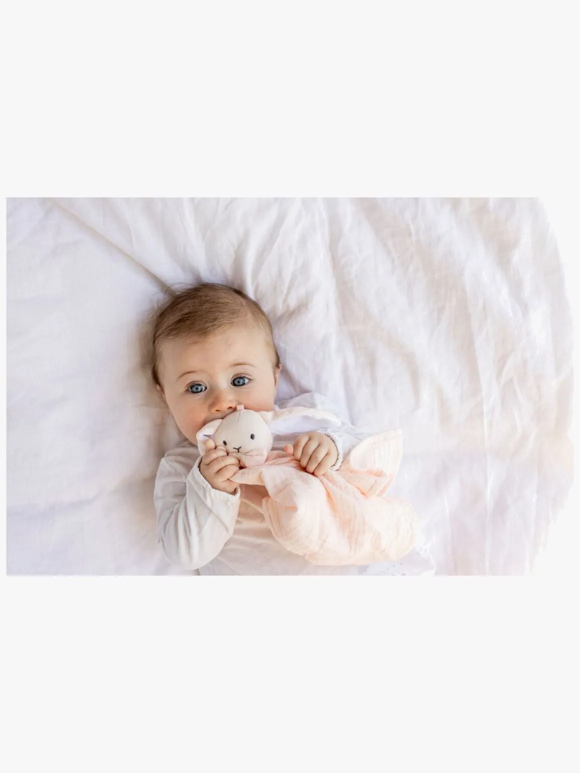 Teddykompaniet Diinglisar Kanin Nusseklud Musselin, Babypink