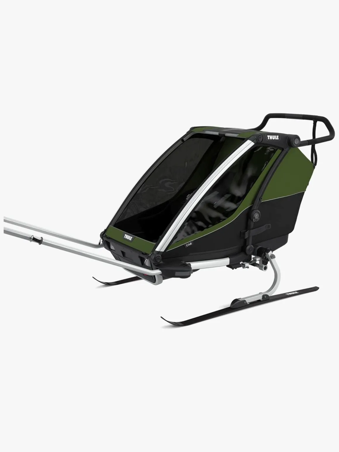 Thule Chariot Cab 2 Cykelanhænger, Cypress Green