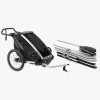 Thule Chariot Lite 1 Cykelanhænger inkl. Ski- og Vandresæt, Agave