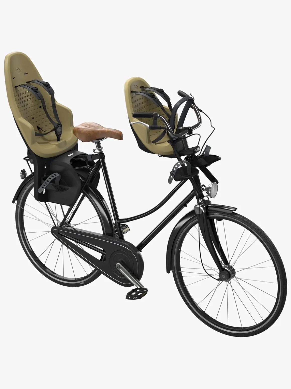 Thule Yepp 2 Maxi Rack Mount Cykelstol, Fennel Tan
