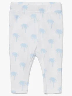 Tiny Treasure Lexi Leggings 2-pak, Blue/Palm