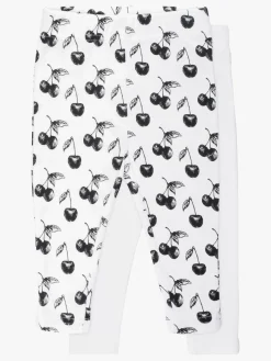 Tiny Treasure Lexi Leggings 2-pak, White