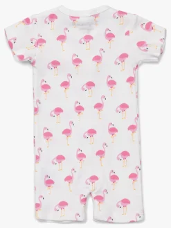 Tiny Treasure Summer Heldragt 2-pak, White/Flamingo