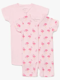 Tiny Treasure Summer Heldragt 2-pak, Pink/Flamingo