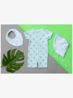 Tiny Treasure Summer Heldragt 2-pak, Blue/Palm