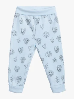 Tiny Treasure Willow Bukser 2-pak, Dogs Baby Blue