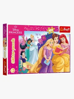 Trefl Disney Princess Glitter Puslespil 100 Brikker
